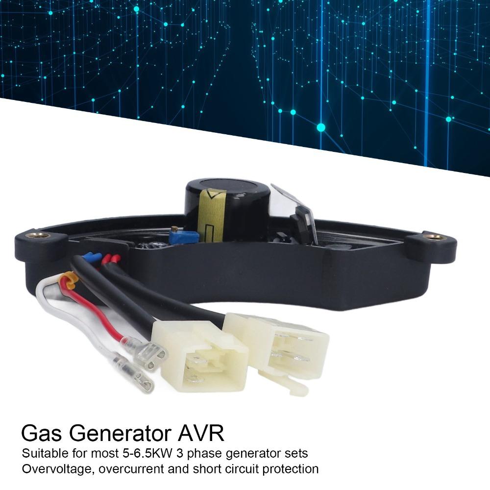 Трехфазный автоматический регулятор напряжения 380 В 5-6,5 кВт, 8 проводов, AVR для генератора, регулятор-выпрямитель напряжения полукруглой формы