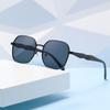 Металлические солнцезащитные очки-многоугольники нового стиля для мужчин, женщин и гендерно-нейтральные, в стиле ретро-моды.2418