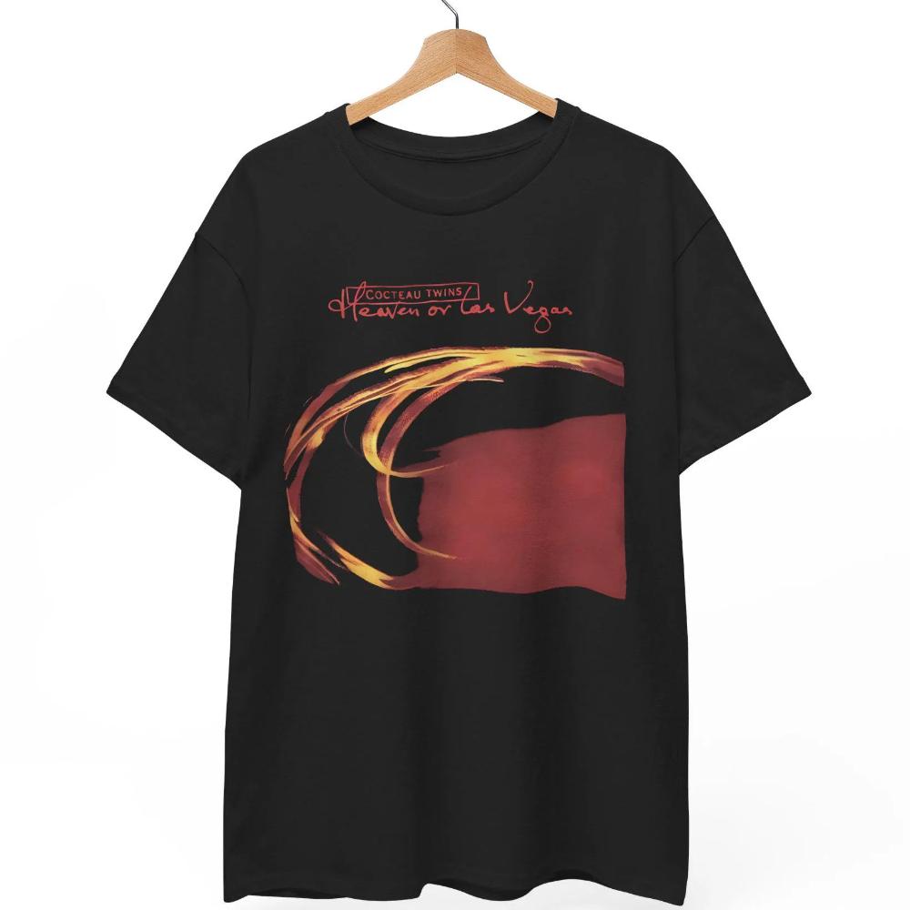 Cocteau Twins Band Tshirt Heaven or Las Vegas Album Cover Dreamy Pop Tshirt Printed Pattern Casual Street Fashion Tshirt
