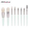 Make Up Brushes, 8pcs Premium Cosmetic Makeup Brush Set for Foundation Blending Blush Concealer Eye Shadow,Mint Green