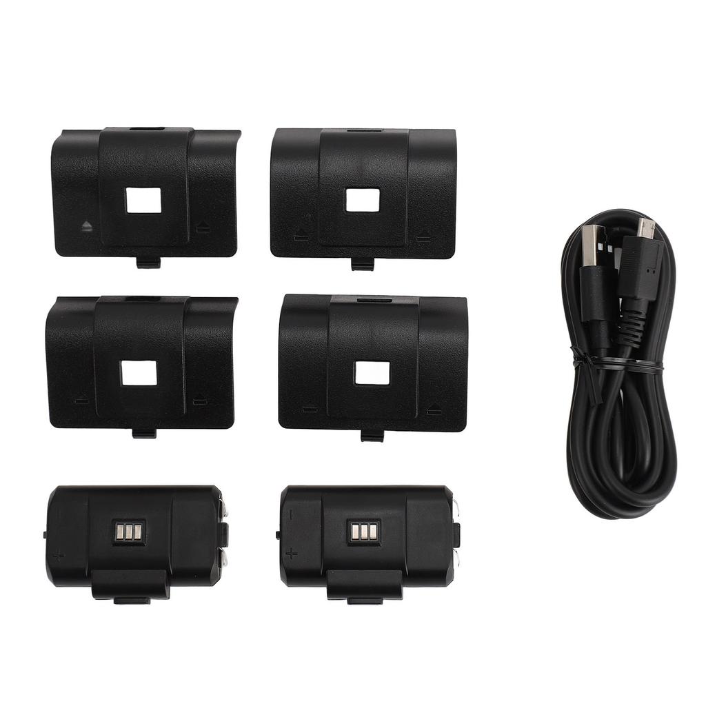 2Pcs Rechargeable Battery Pack for Xbox One X S Elite 1400mAh Controller Battery Pack with Charging