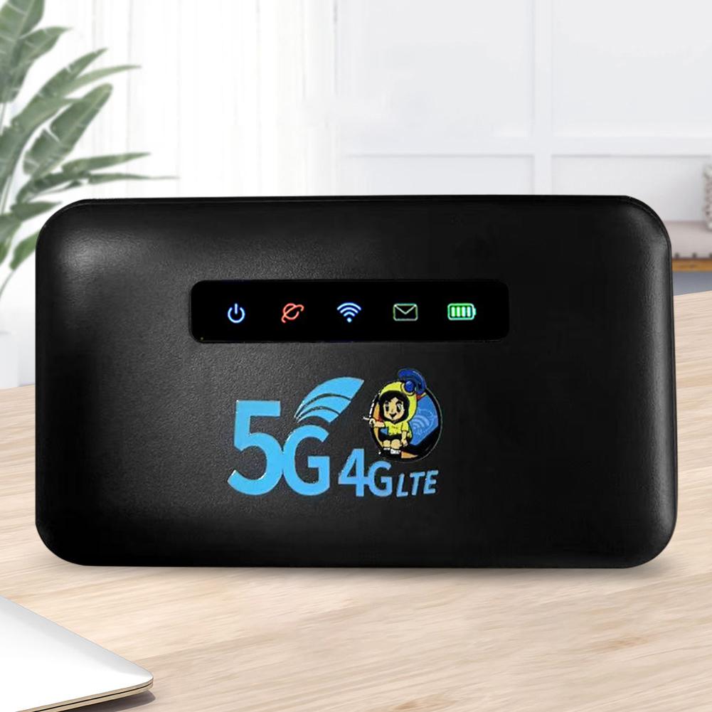 4G LTE Роутер 150 Мбит/с Портативный Беспроводной WiFi Мобильный Хотспот Донгл Сетевая Карта Адаптер LAN RJ45 2600 мАч со Слотом для SIM-карты