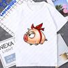 Харадзюку MapleStory Кавайные Забавные Футболки с Принтом Друг Персонализация Мужская Футболка Корейский Стиль Поклонники Горячих Игр Одежда Отаку Хипстер