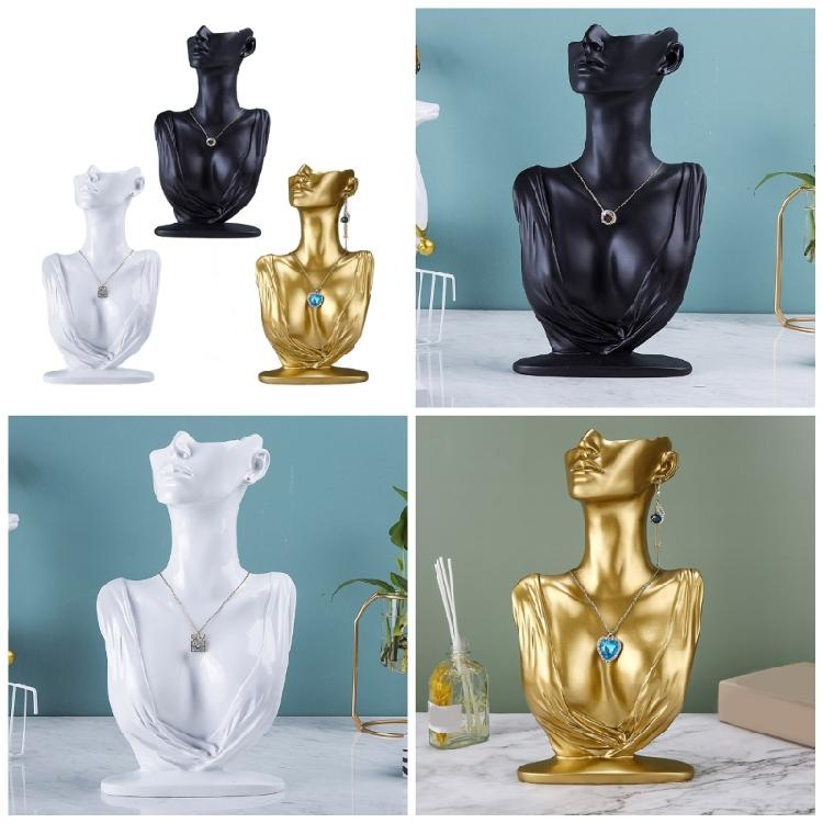 Модный стенд для демонстрации ожерелий в форме манекена, держатель для ювелирных изделий для выставочных залов