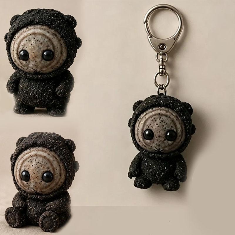 Ghost Palace Heuk Buryeong Hanbok Ver Figure Anime Rice‑cake Ghost Figurine Keychain Heebu‑ryeong Bag Pendant Toy