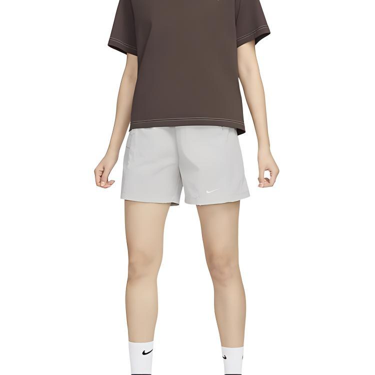 Nike Спортивные повседневные шорты женские Светло-серо-железный HJ3945-014