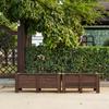 Fangdong Outdoor Carbonized Wood Planter Box