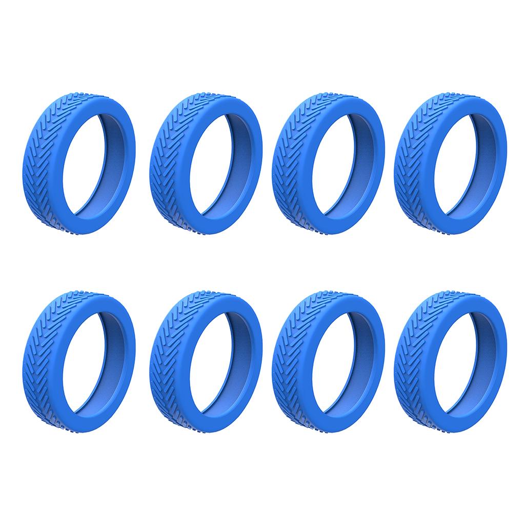 8 шт. Защитные чехлы для колес чемодана, дорожные чехлы для колес спиннера, снижающие шум, для большинства роликовых чемоданов, аксессуары