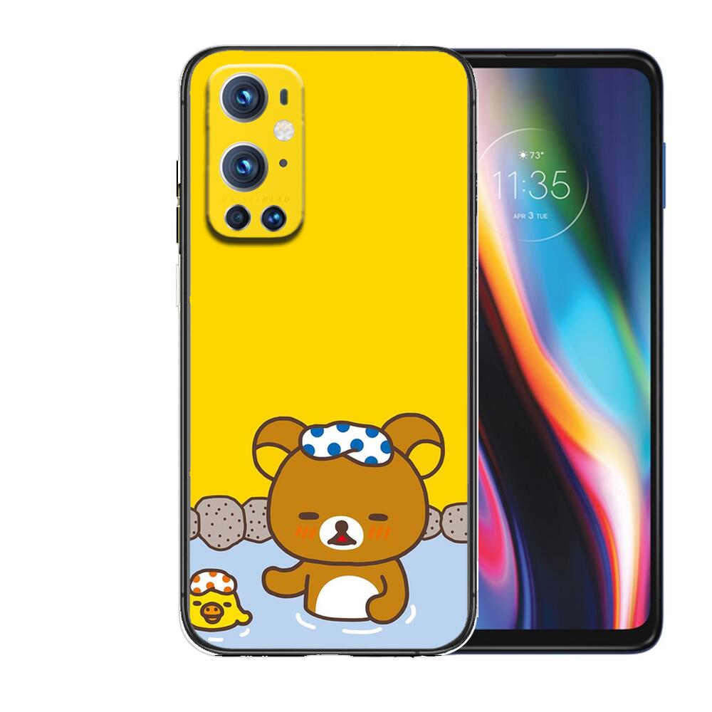 TOPLBPCS Cute Rilakkuma For OnePlus Nord N100 N10 5G 9 8 Pro 7 7Pro Case Phone Cover For OnePlus 7 Pro 1+7T 6T 5T 3T Case
