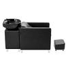 Shampoo Backwash Chair Salon & Spa Hair Washing Station with Wide Footrest