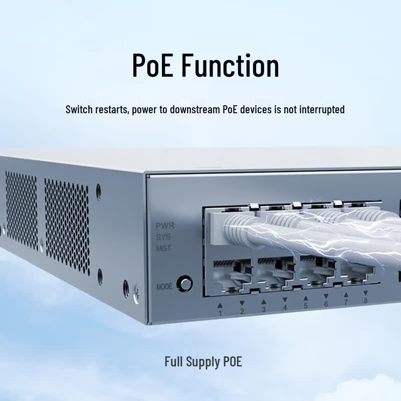 Huawei Kunling S310S-10PN4JX 10-Port Layer 3 Managed PoE Gigabit Switch