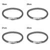 New Black Color Men Bangle Link Chain Stainless Steel Bracelet