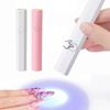 Mini Nail Dryer UV LED Lamp Foldable USB Light for Nail Gel Polish Drying Glue Bendable Baking Dryer Nail Manicure Tools