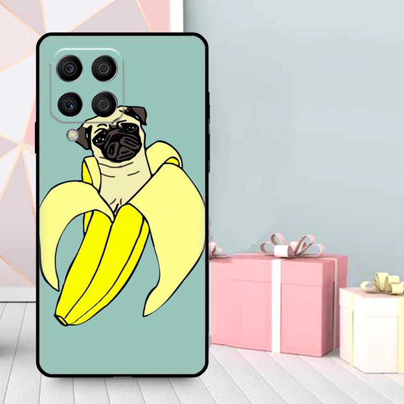Смешной мультяшный чехол с мопсом для Samsung Galaxy M06 M11 M31 M14 M34 M54 M12 M32 M52 M15 M13 M16 M36 M56 M53 M35 M55