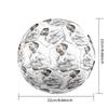 Ronaldo's Cosmic Leap Size 5 Soccer Ball Machine-Stitched Indoor/Outdoor Universal Football Unique Gift for Soccer Lovers