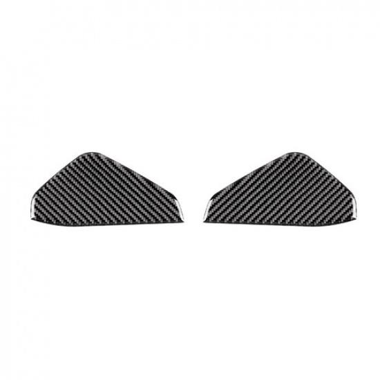 2Pcs Carbon Fiber Interior Door Anti-collision Cover Trim For Porsche Taycan