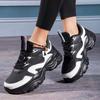 Women New Fashion Platform Sport Shoes Women 2025 New Summer Casual Chunky Sneakers Women Leather Platform Shoes