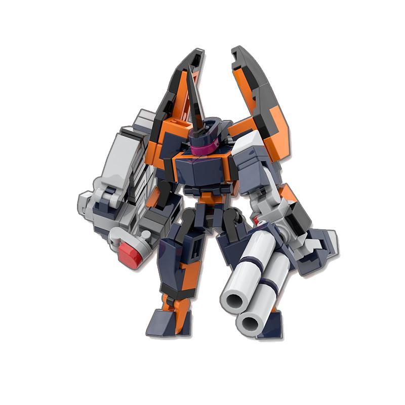 Экзоскелет меха строительные блоки мелкие частицы миниатюрный боевой робот сборная модель мальчики и девочки подарок детская игрушка