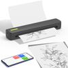 HZTZ-A4XY Портативный Bluetooth-термопринтер формата A4: Беспроводной, Совместим с телефоном, Идеально для дома и тату-печати, Хит продаж