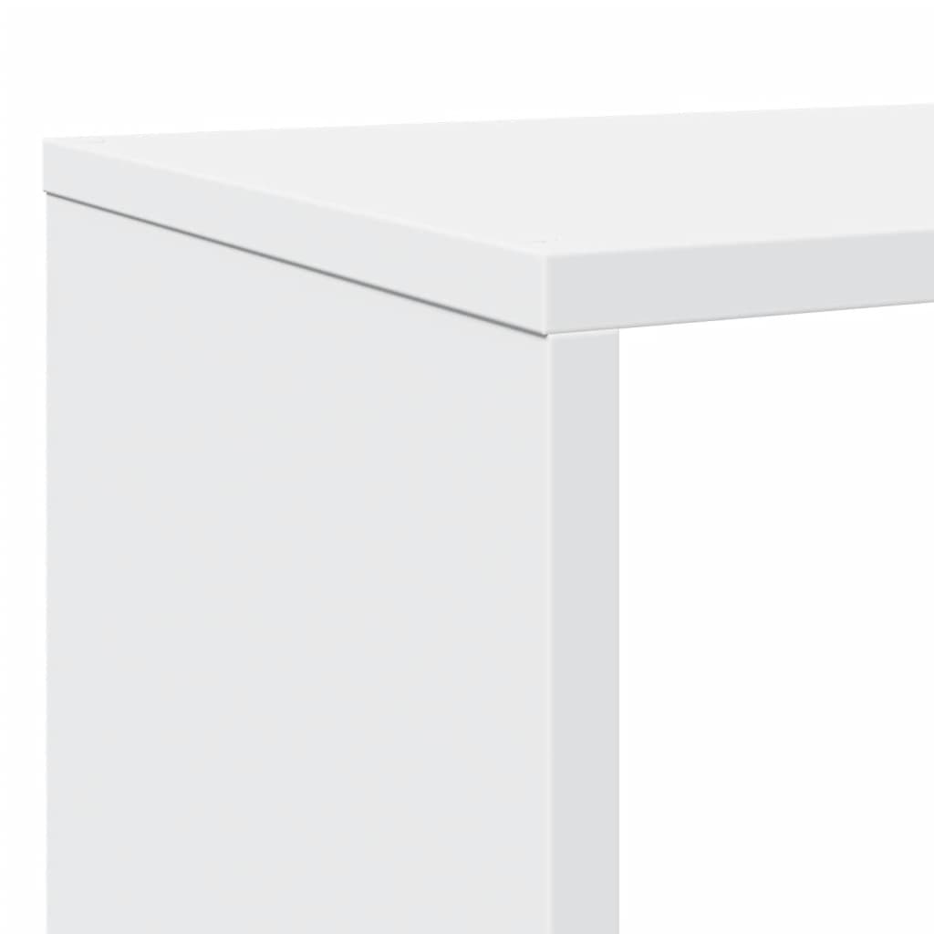 Bookshelf White 102x29x143 cm Engineered Wood