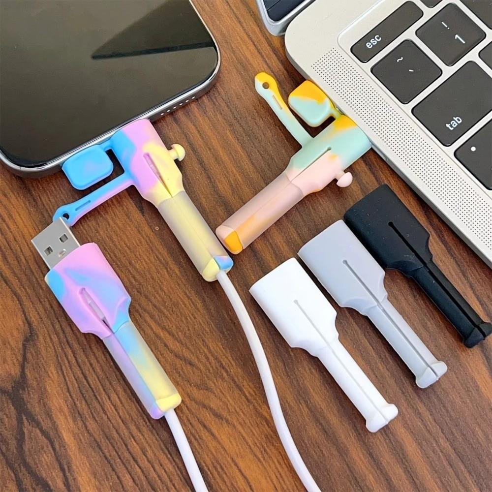 Protective Cap Type C Charger Cable Protector Soft Silicone Silicone Cover Data Line Protection