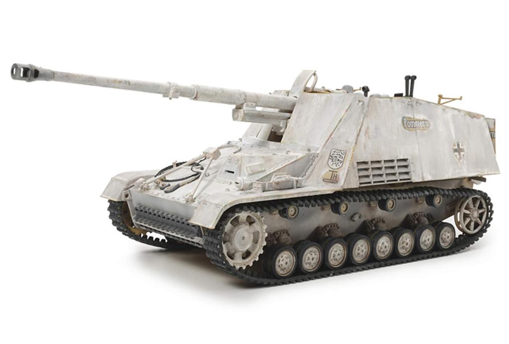 Tamiya 135 Военная миниатюра Серия № 335 Немецкая армейская тяжелая противотанковая самоходная пушка Nashorn Пластиковая модель 35335