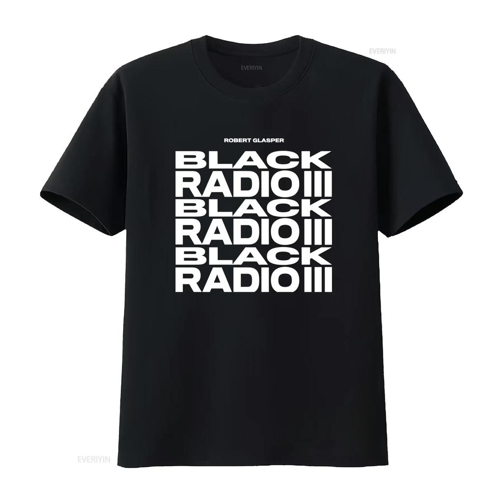 Новый с биркой футболка Robert Glasper Black Radio Стильный дизайн для любителей музыки винтажная стирка Универсальная Эластичная Слегка Мягкая мода