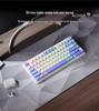 Двухцветная механическая игровая клавиатура Aurora GK10 с 98 клавишами, с возможностью горячей замены, с подсветкой (Трехрежимный, Проводной/Беспроводной, Перезаряжаемый)
