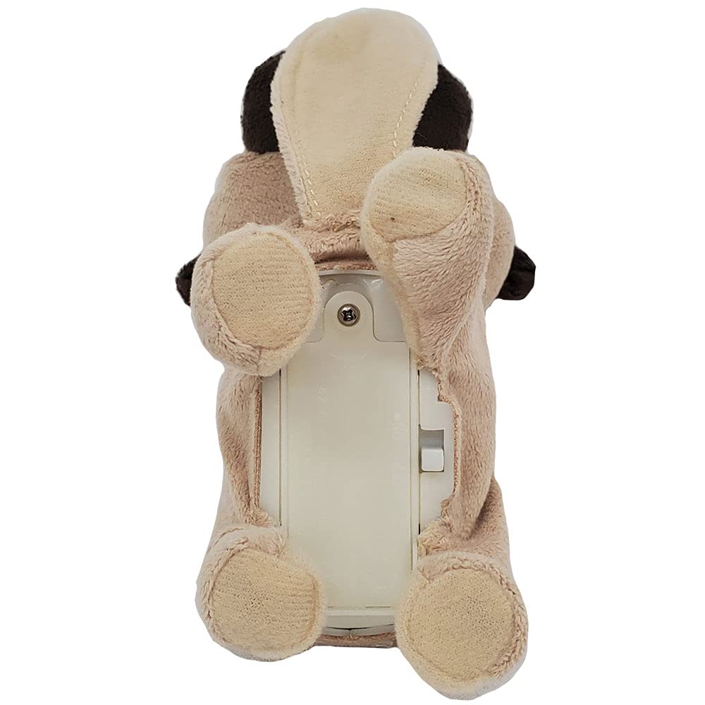 BESTEVER Plush Walking Sweet 49076 Battery-Operated Toy, Walking, Barking, Puppy, Pug,