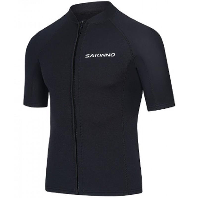 Men Women Short Sleeve Wetsuit Set Snorkeling Diving Surfing Warm Water Sports Gear