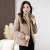 New removable hat down cotton-padded clothes women's new fashion short winter thickened women's cotton-padded jacket tide