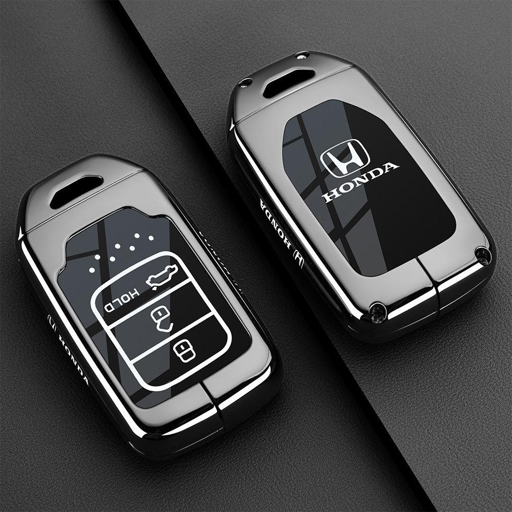 Suitable for Honda CRV keycase, 11th generation Civic, 10th generation Accord, Haoying style XRV, Binzhi car metal buckle shell KU9