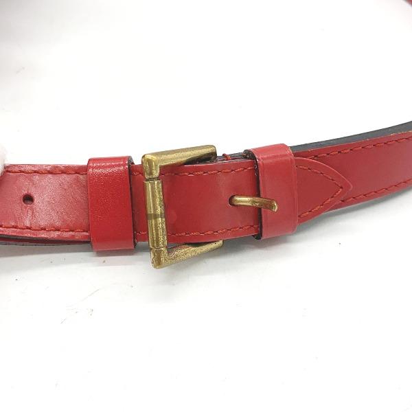 LOUIS VUITTON Epi Petit Noe Shoulder Bag Epi Leather Castarian red Women M44107 Used