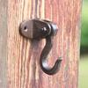 Европейский ретро чугунный настенный крючок - Креативное подвижное одиночное крючковое украшение для домашнего декора