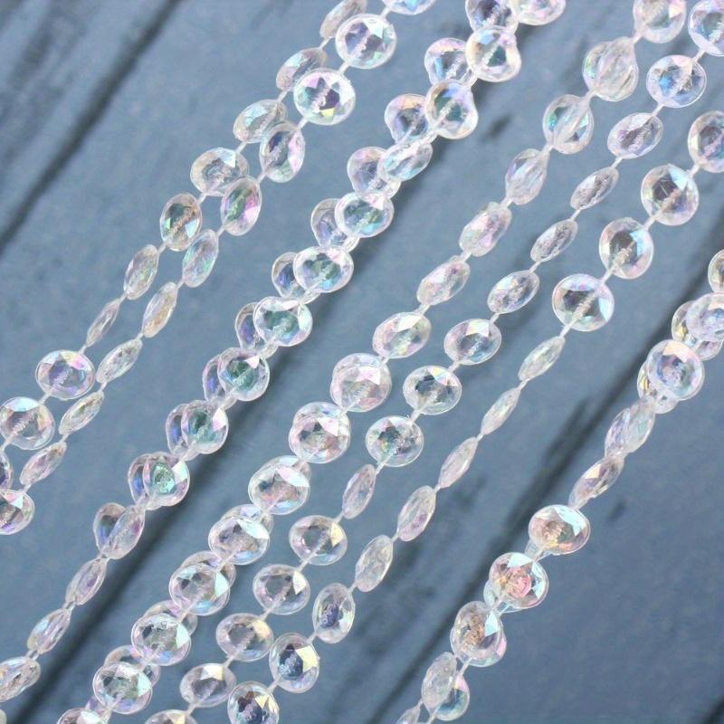 196.85 Inch  Artificial Imitation Pearl Beads Chain Garland Flowers for Wedding Bridal Bouquet Flower Decoration Wedding Party Jewelry Making