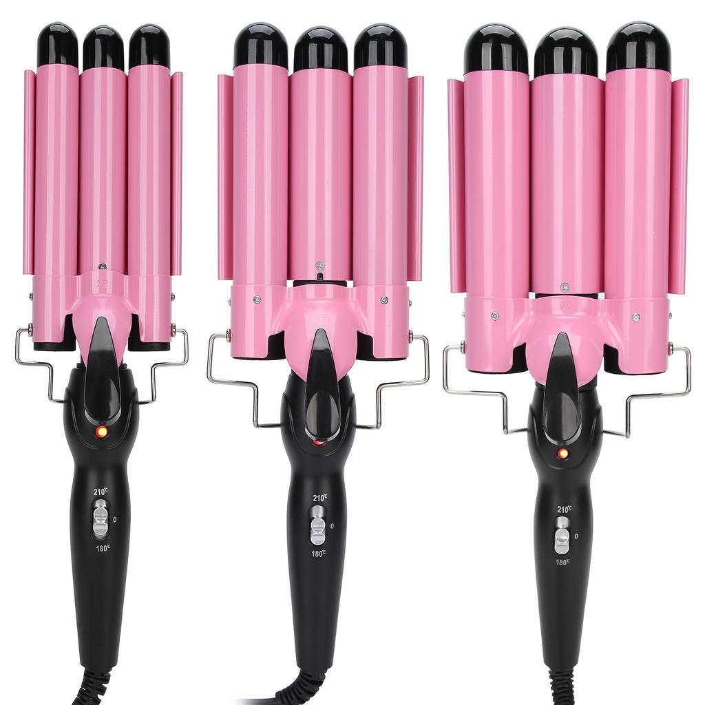 Щипцы для завивки волос с 3 цилиндрами, регулируемые щипцы для завивки волос, щипцы для завивки волос, инструмент для укладки волос, 110 В ~ 240 В