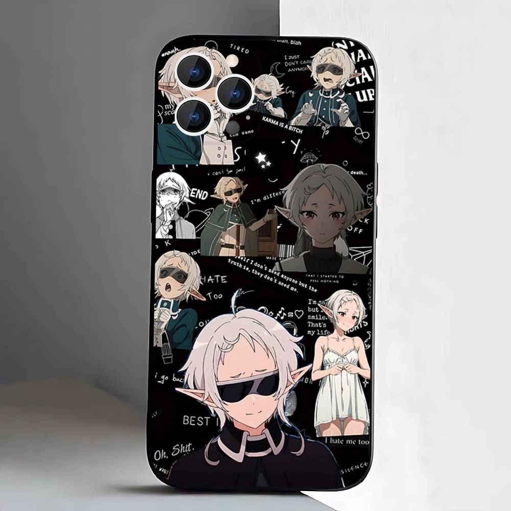 Чехол для телефона Mushoku Tensei Jobless Reincarnation Для iPhone 17,16,15,14,13,12,11,Pro,XS,Max,XR,Plus,E,SE4,Mini Черный Мягкий Чехол