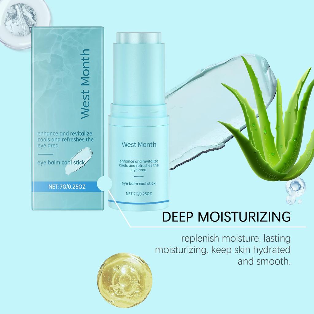 West&Month Eye Care Stick Gently Nourishes and Moisturizes Brightens the Eye Area Reduces Fine Lines and Dark Circles For Use Around the Eyes 7g