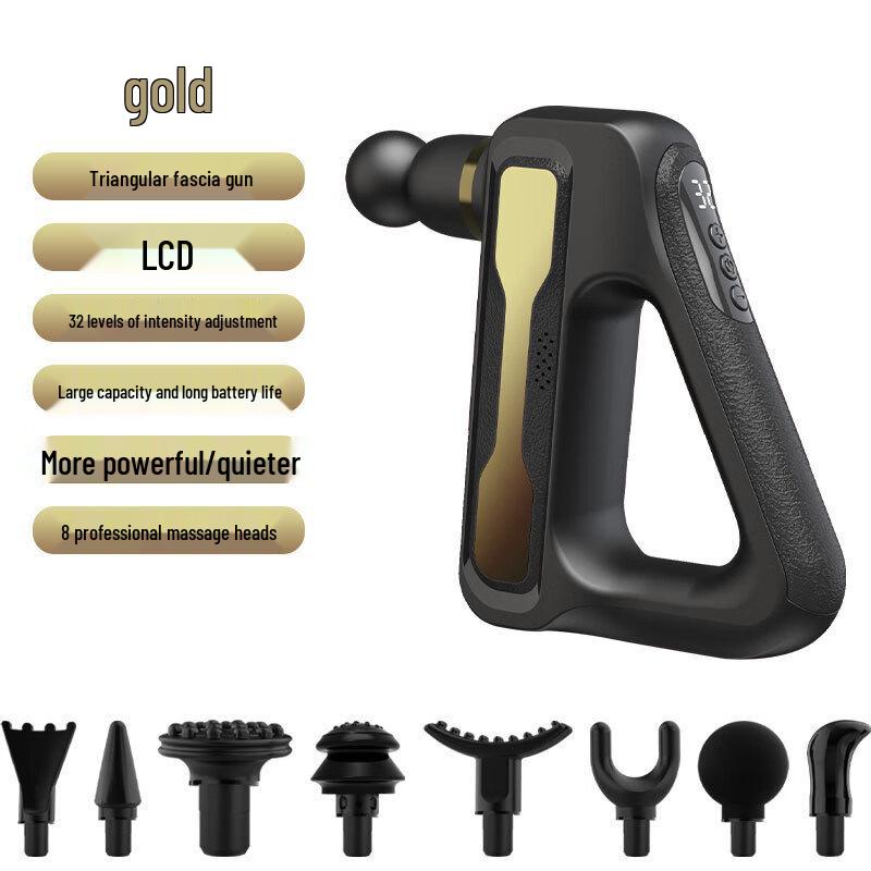 Треугольный массажный пистолет для фасций