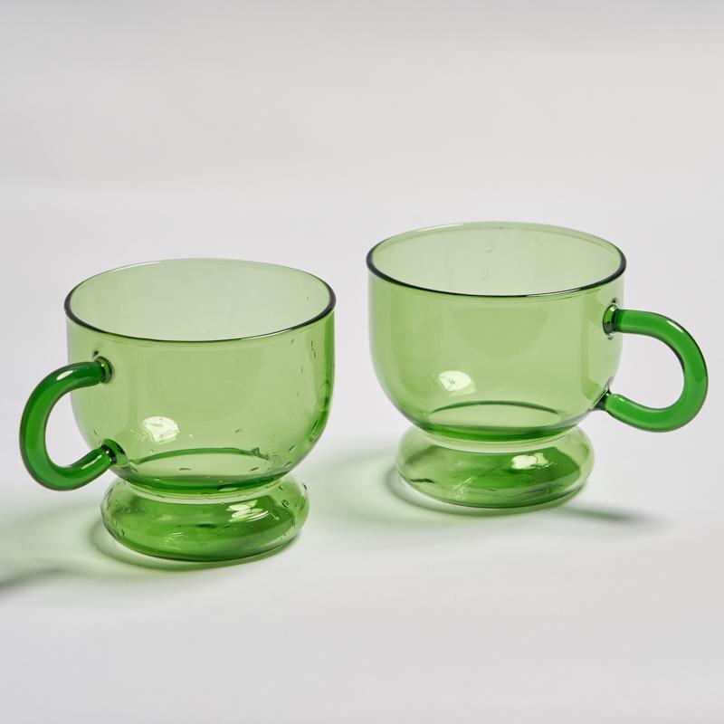 2 шт. Стеклянная кружка Nordic для кофе, молока, чая, пива, коктейля, вина, кружка для питья, стаканы, бытовые кружки, большие кружки