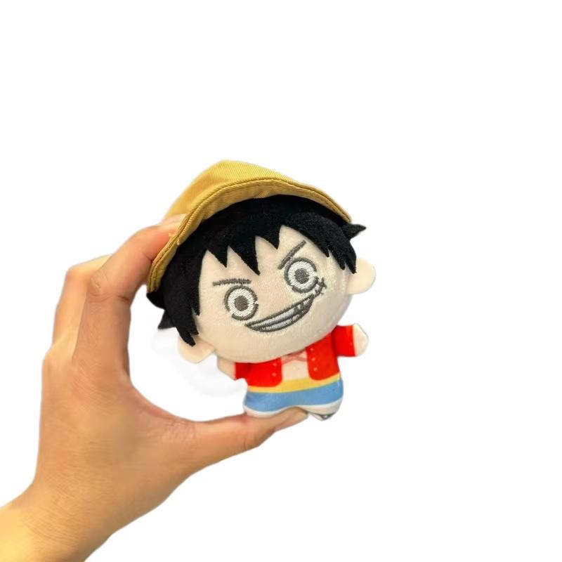 2026 HoT 10см Аниме Фигурка One Piece Зоро Луффи Чоппер Плюшевые Игрушки Милый Мультяшный Плюшевый Зверь Набивные Куклы Подвеска Рождественские Подарки реплика