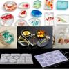 12 Designs Cabochon Silicone Mold Necklace Pendant Resin Jewelry Making Mould DIY Hand Craft