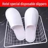 Plush Winter Non-Slip Disposable Slippers for Hotels & Homestays