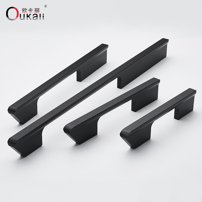 High Quality Luxury Hardware Cabinet Furniture Kitchen Drawer Dresser Pull Aluminium Profile Wardrobe Long Room Handles