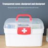 Portable Medicine Storage Box Large Capacity Medicine Kit Family Hand First Aid Chest Simple Travel Emergency Box