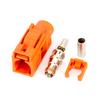 Fakra 50-3 Female Connector for RF Coaxial Cable, RAL 9001, Suitable for RG316 / RG174 / RG178, 1 Pack
