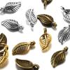 60Pcs/Pack 15x7mm Metal Small Leaf Shape Pendants For DIY Jewelry Making Findings Accessories Supplies Bracelets Necklaces