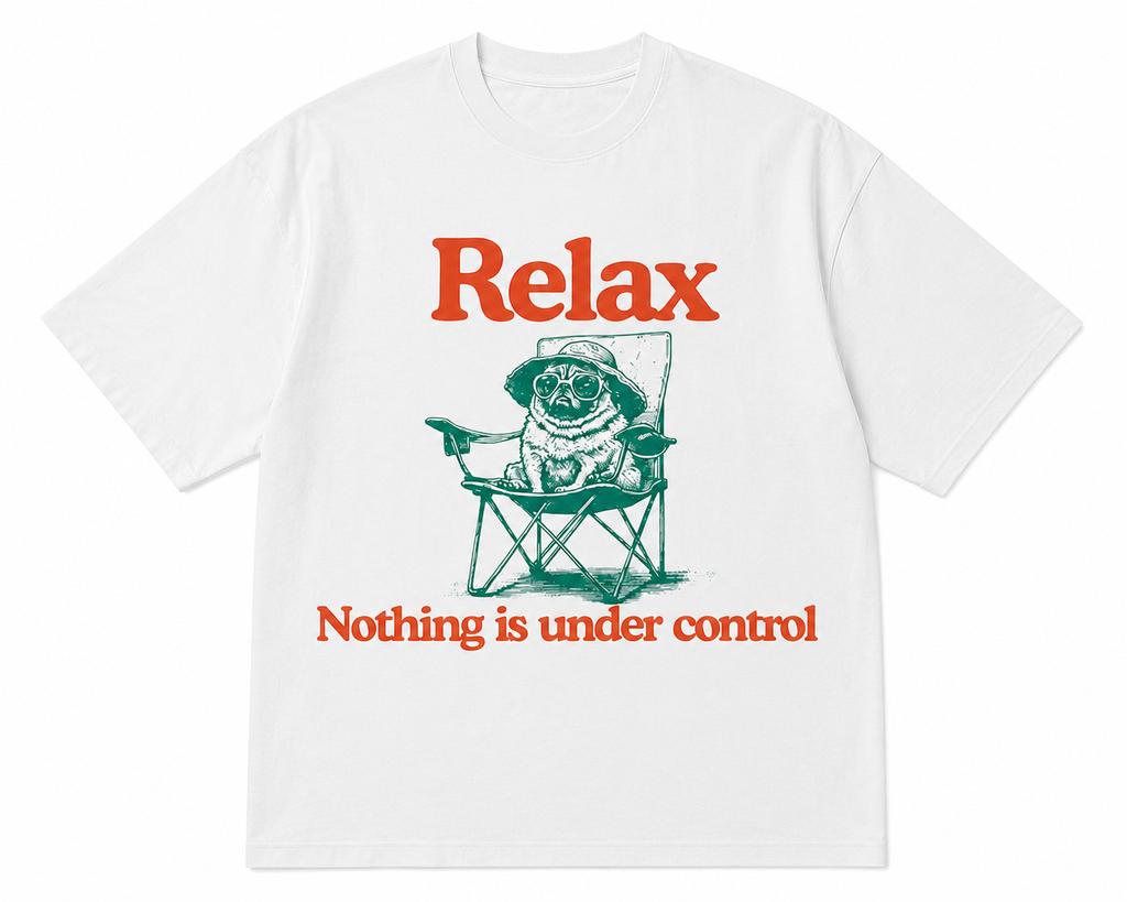 Funny Chill Pug Shirt Relax Pug Dog Vintage Tee Pug Mom Dad Gift