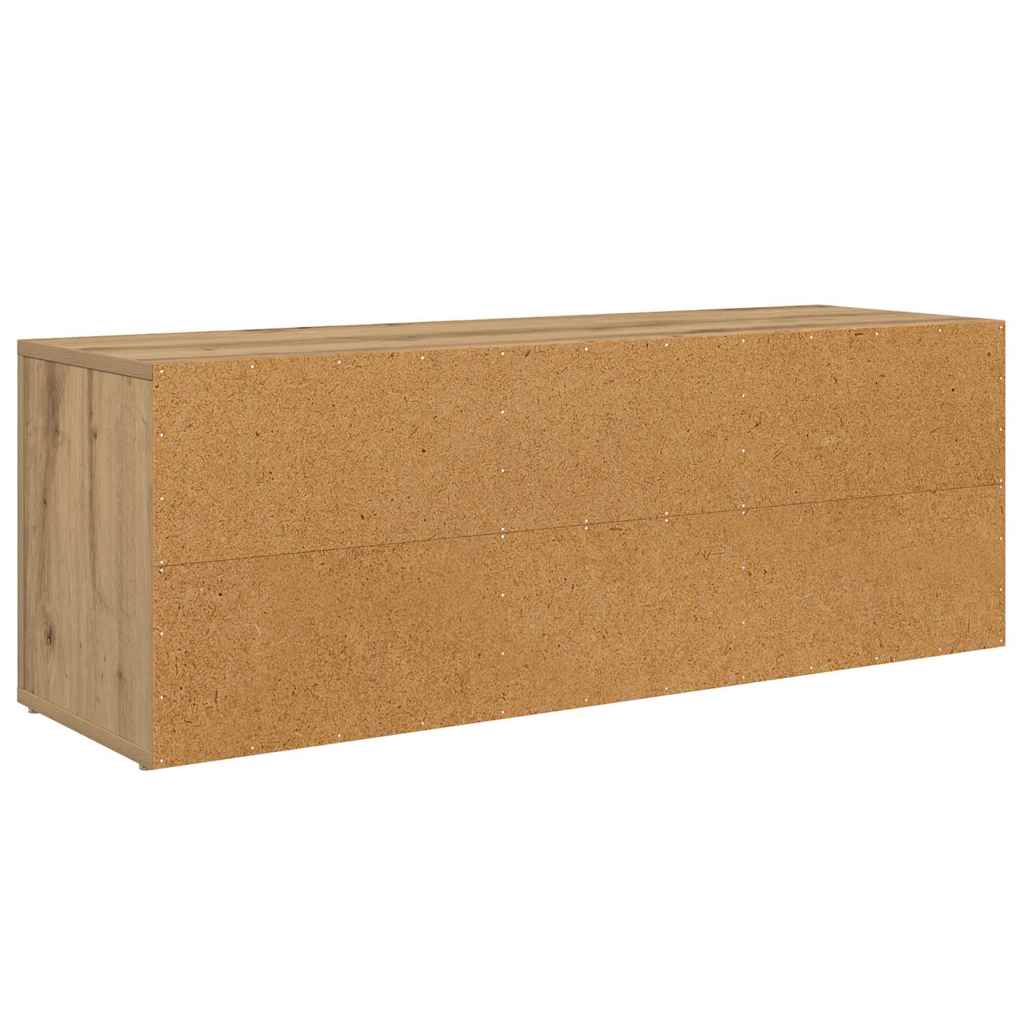 Тумба под телевизор из массива дуба 100 x 31,5 x 35 см ДСП