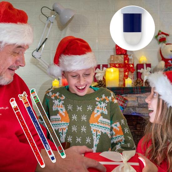 Набор стираемых ручек Рождественская тематика Ручка Санта Олень Эльф Дизайн Ручки для плавного письма Канцелярские принадлежности для студентов учителей